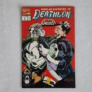 DEATHLOK #6 Marvel Comics (1991) w/ The Punisher Crossover Comic Book